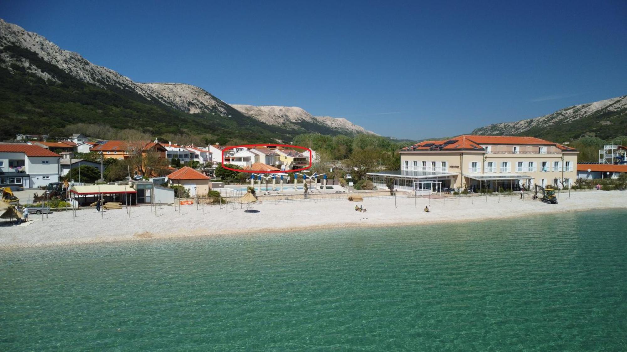 Apartments Mikulan Beach Baška Dış mekan fotoğraf