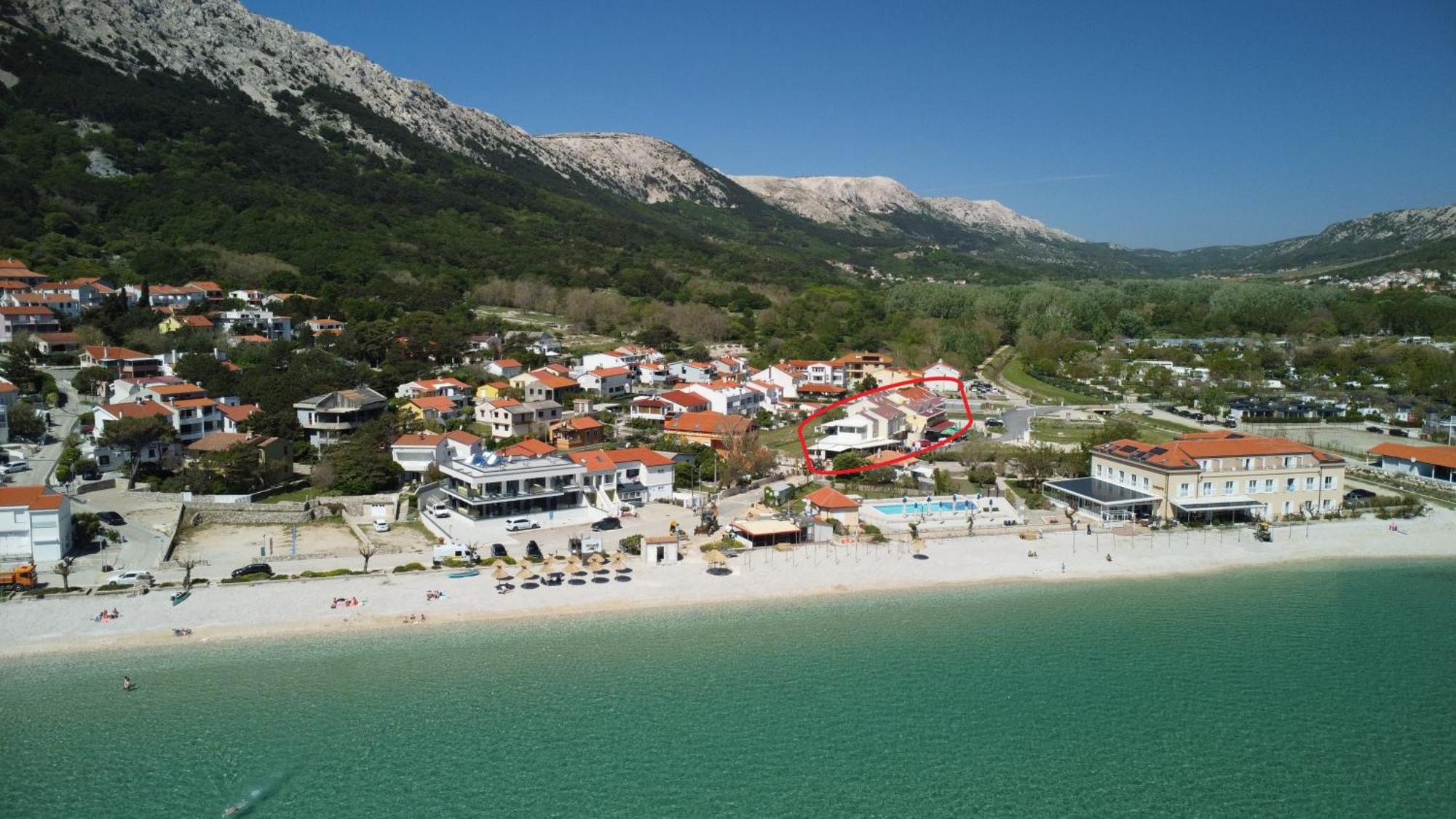 Apartments Mikulan Beach Baška Dış mekan fotoğraf