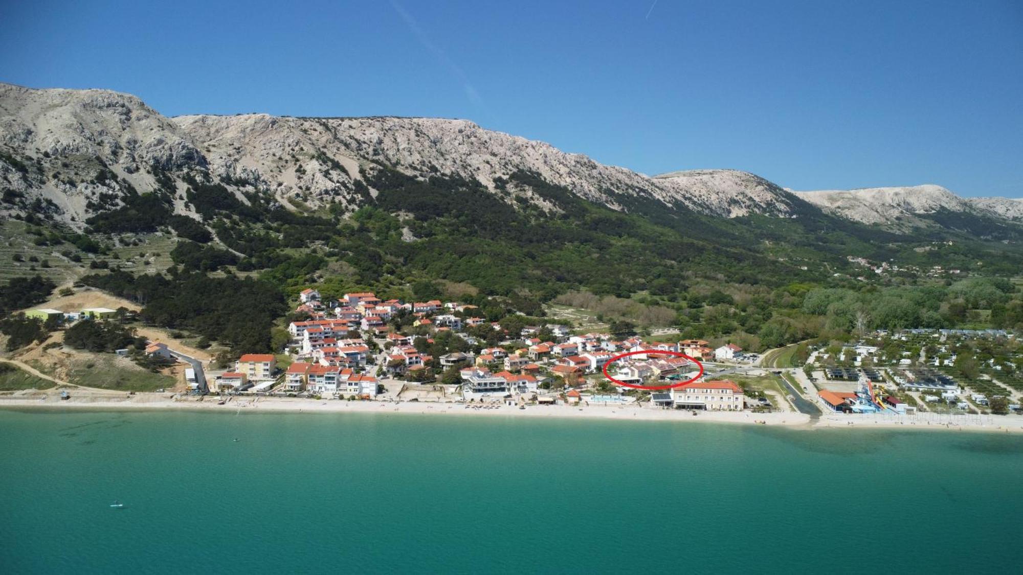 Apartments Mikulan Beach Baška Dış mekan fotoğraf