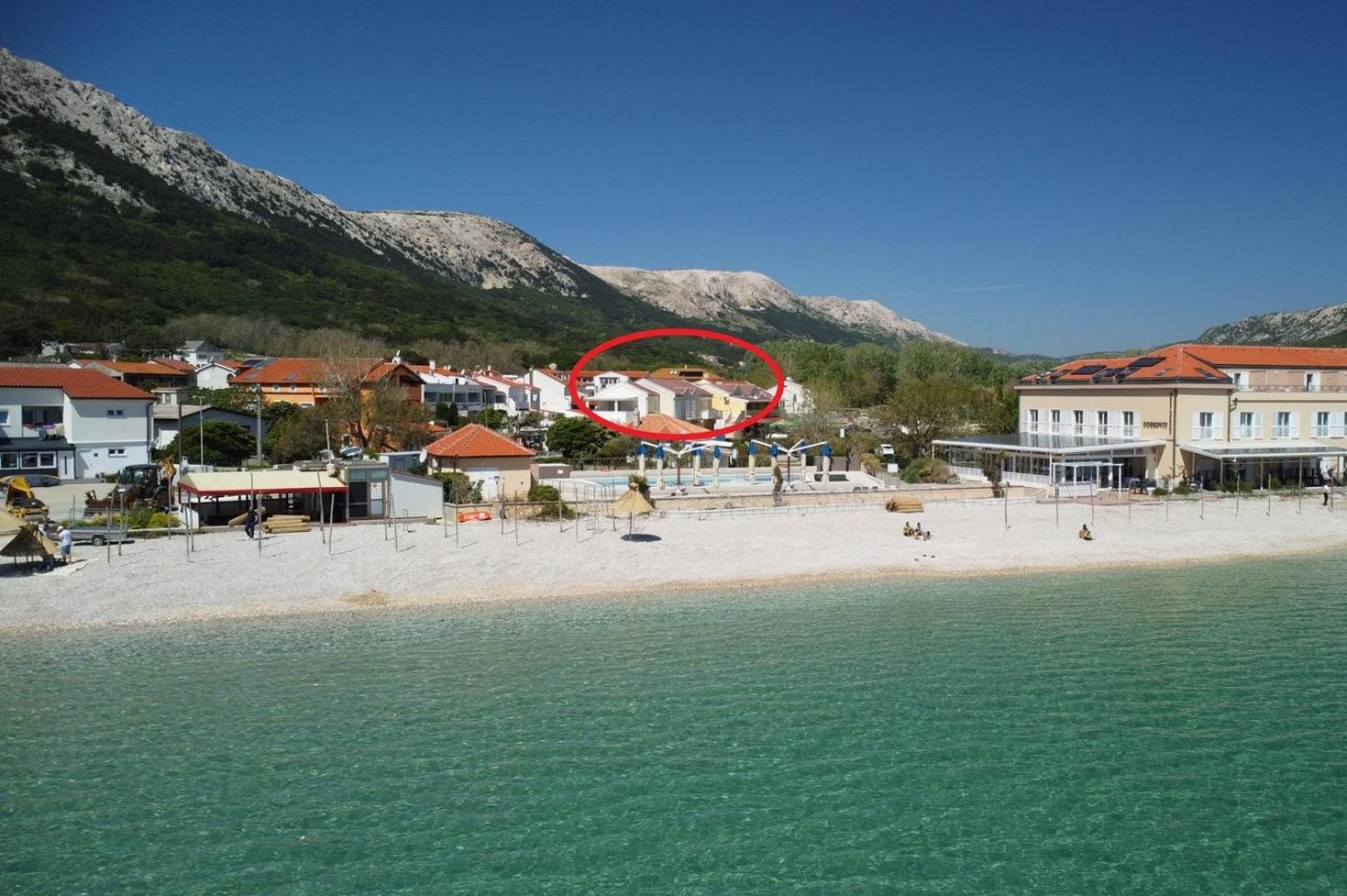 Apartments Mikulan Beach Baška Dış mekan fotoğraf